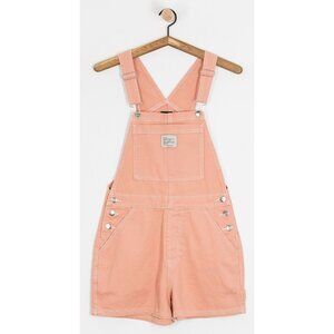 NWT RVCA Womens Size XS Taupe Pink Blush Drea Overall Shortall Romper NEW